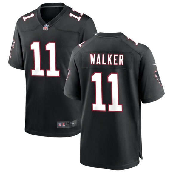 Mens Youths Kids Womens Jalon Walker Stitched Black Jersey